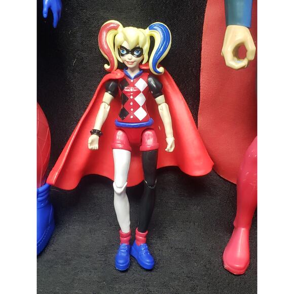 Mattel DC Comics Action Figures Harley Quinn Superman Supergirl Large & Mini - Picture 5 of 12